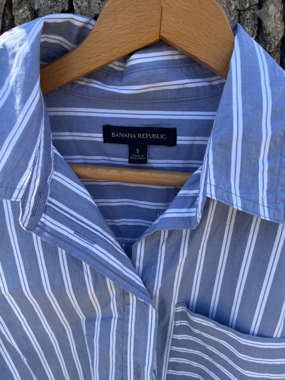 Banana Republic Striped Blouse in size S - Picture 2 of 4